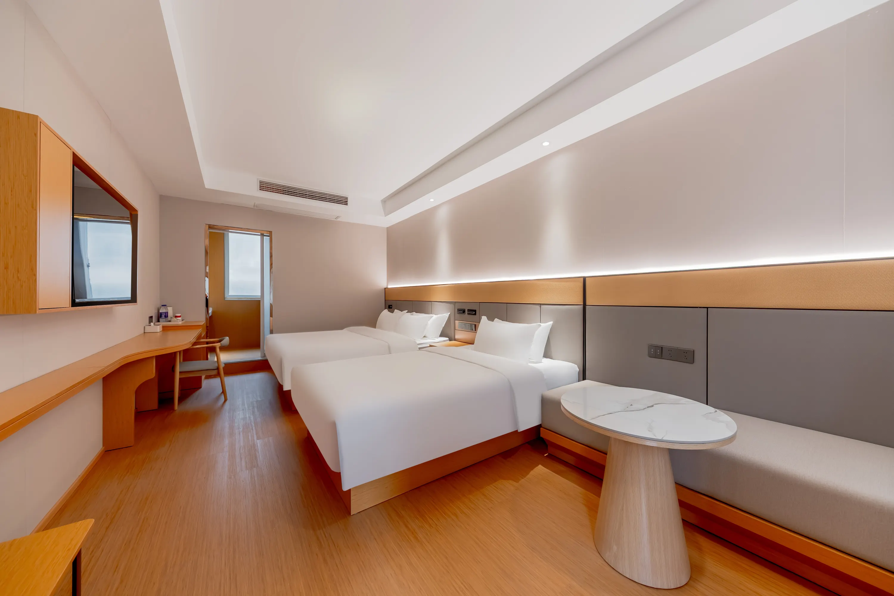 Home Inn Plus Four Seasons Hotel (Hangzhou West Lake Wulinmen Metro Station Branch) Zimmer Photos