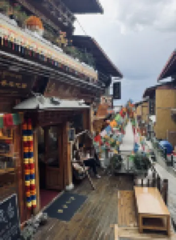 香格里拉吾同雲舍ブティック中国式旅館（獨克宗古城）