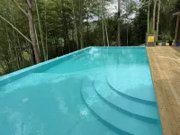 溧陽合谷村上山野庭院私湯民宿 - 無邊際泳池