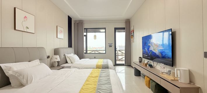 竹泉村聽荷民居 Hotels in Yinan