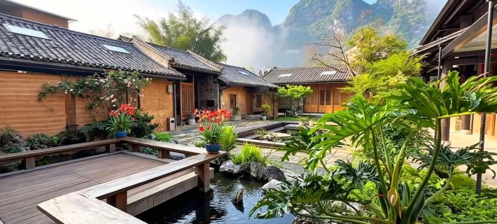 Governor's Mansion Courtyard•Centennial Old House• Vacation Homestay Hotels in Yangshuo