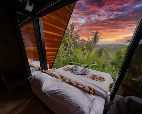 Delta Casa Ubud - A-Frame Jungle Retreat - 寵物友善