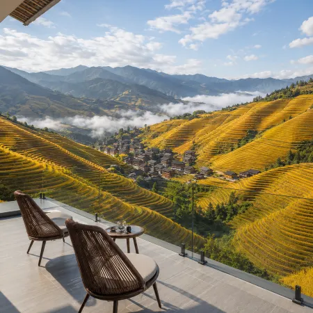 Longsheng Longji Tianjing Yunbo Panoramic Homestay (Jinfo Peak No. 3 Viewing Platform)