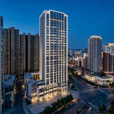 Langve Sea View City Center Apt (Yantai Univ. Intl Expo Center) Hotels near Yantai Indoor Stadium