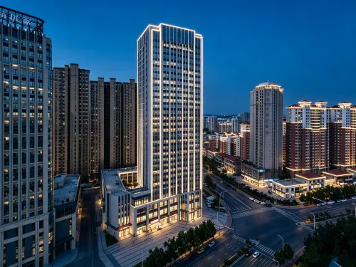 Langve Sea View City Center Apt (Yantai Univ. Intl Expo Center) - 비치