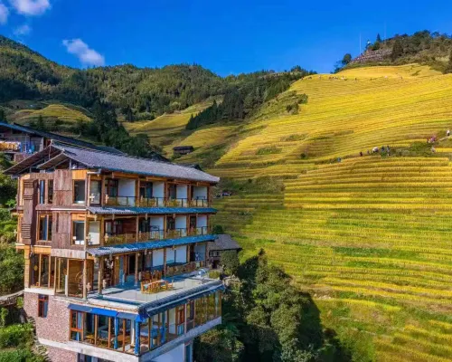 Longsheng Yunman field View Inn 竜勝のホテル