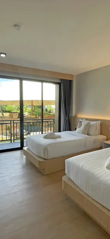 ห้องดีลักซ์ เตียงใหญ่