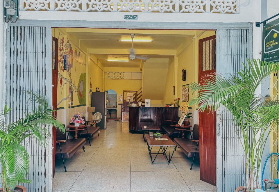 During Moonshine Hostel interior