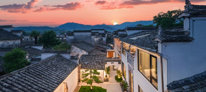 Hongcun Jianhe Light Luxury Vacation Homestay Hotéis em Yixian