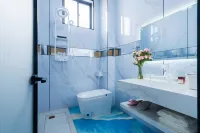 Xiluoya Luxe Natural Sulfur Hot Spring Tide Surfing Camping Ocean Style Smart Hotel (Niujie Branch) - balcone