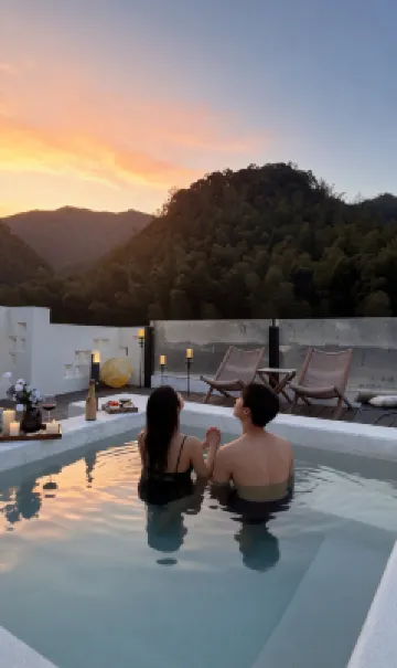 Qixili · Private Hot Spring Design Guesthouse (Jing Moon Bay Tourist Resort)