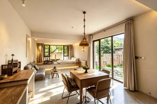 Jiaozuo Maocha Mountain Gift Homestay Village - Mountain view