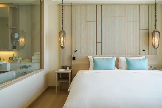 ห้องซีไซด์พูลสวีทแบบสองห้องนอน