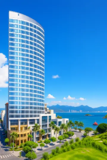 海景公館|270°凌空瞰海・Cove御景設計公館（惠州大亞灣泡泡海店） 鄰近清泉古寺的酒店