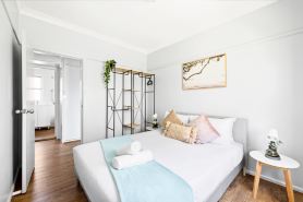 Quiet Rooms – Steps from Train & Shops
