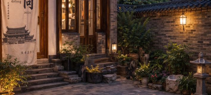 Zhifou·Zhifou Ancient City Wall Corner Designer Courtyard Homestay (Datong Ancient City) Hotéis em Datong