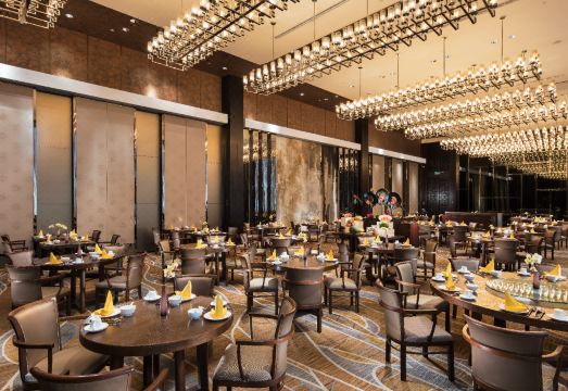 힐튼 광저우 톈허의 이그제큐티브 스위트 객실 내부