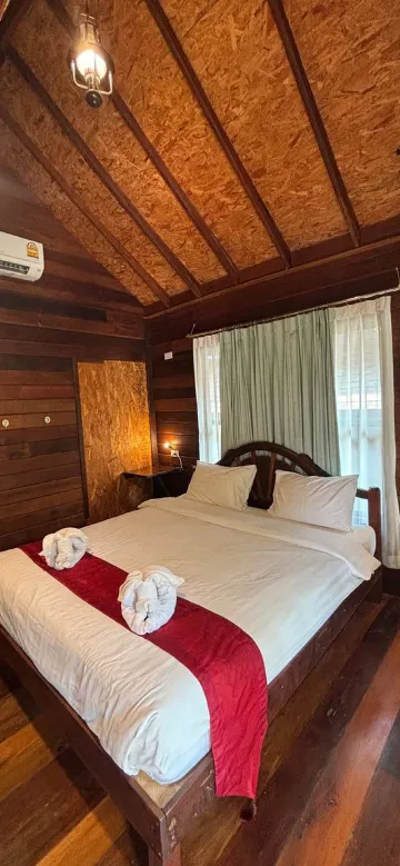 ห้องดีลักซ์ เตียงคู่ ในวิลล่า