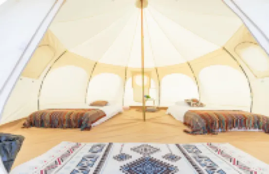 Utopian Desert Camping Hotel