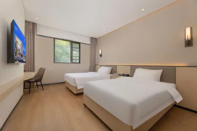 Manyi Hotel (Shi Road Pedestrian Street Shantang Street Subway Station) Hotel di Suzhou