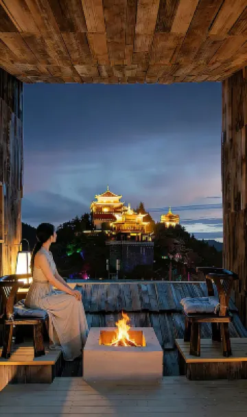 雲隠山荘・Snowland Zen Retreat雪域禅舎（香格里拉独克宗古城）