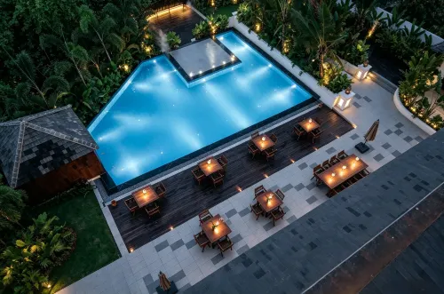 SANTI-PURNA Resort Hotel - bar