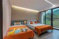 Yunshang Grassland·Wuyi·180° Lake View Mountain Luxury Holiday Beauty Villa - مطابخ