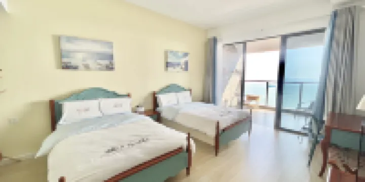 Yihaige Hotel Apartment (Shishi Gold Coast Shop) - Chambre De 2 Lits Avec Vue Sur La Mer