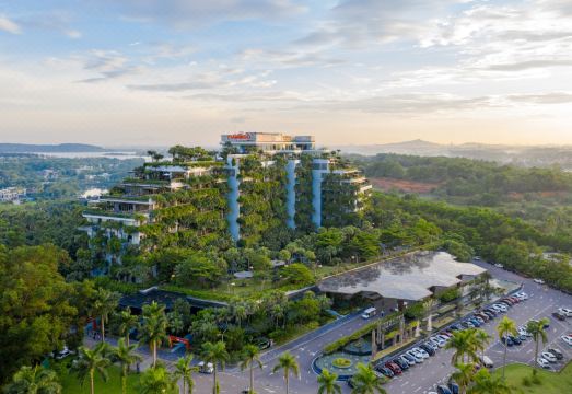 리조트 내 실내 수영장 또는 스파 시설