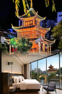Puyu · Envision·Cinema Private Hot Spring Designer Hotel (Penshuici Jiaxiu Tower Branch), Guiyang Hôtels à proximité de l'Aéroport international de Guiyang Longdongbao