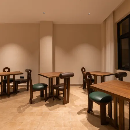 Experience the breathtaking panorama of snow-capped mountains in a luxurious villa.
