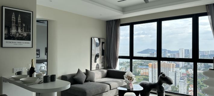 Georgetown Penang Family 3BR Seaview Suite Hotels in Jelutong