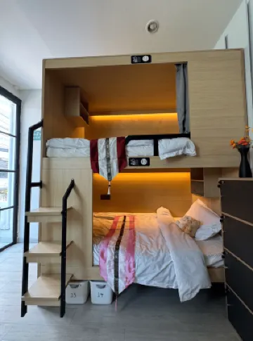 เฟิร์ส วิลล่า ไลฟ์ โฮสเทล โรงแรมใกล้มาเอสโตร 03 รัชดา-พระราม 9