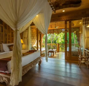 ห้องดีลักซ์สุดยอดวิวสวน