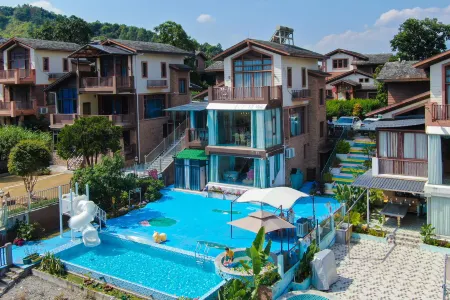 Fugang  Shuyouyou Spa Villa（Qingyuan Country Garden Qingquan City) Отели в г. Фоган