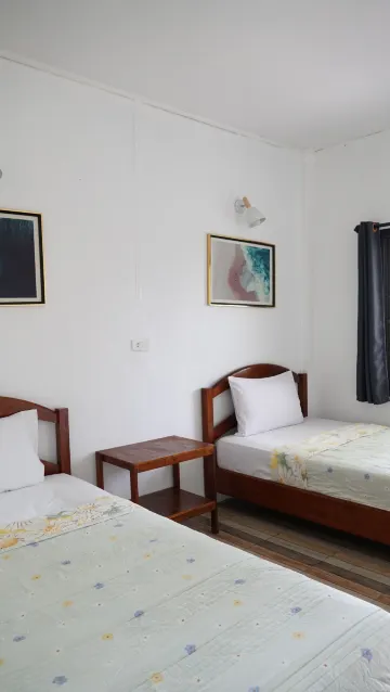 ห้องเตียงแฝดพร้อมระเบียง