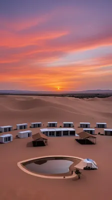 Dust Storms and the Tengger Desert Hostel Cluster Hotellit kohteessa 