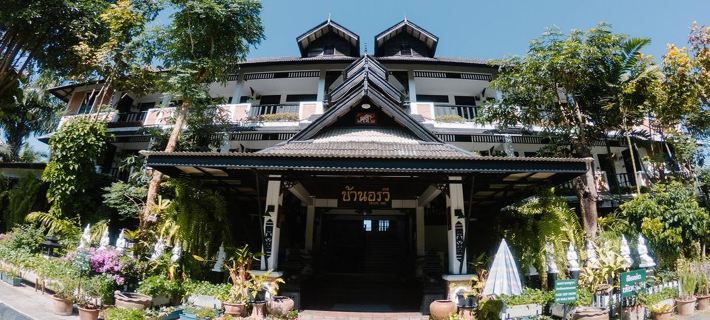 โรงแรมบ้านอรวีบูทีค โรงแรมในแม่ริม