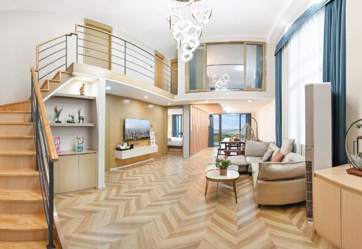 펑린 인터내셔널 아파트먼트 근처 천후궁 풍경