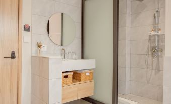 There are clouds on the trees