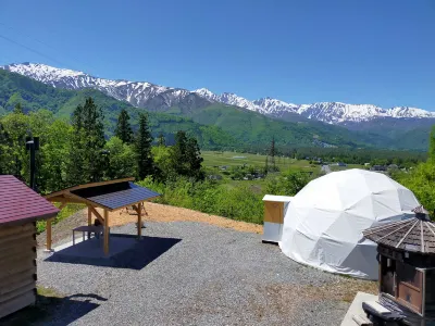 Glamping+Sauna Hakuba morino wasabi nouen Hotels in 