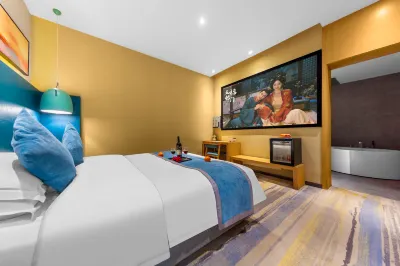 Meijing Zhilv Hotel (Jincheng Fengtai Street Material Trade Plaza) Hotell i 