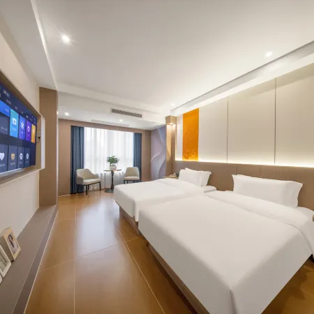 Aishe Boyue Hotel (Downtown Dongyang, Renmin Road Metro Station)