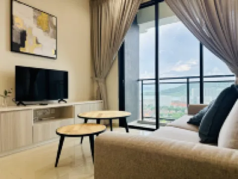 Relax Familystay (Iconic Regency Service Residences Penang)3BR-9pax 鄰近馬來西亞理科大學的酒店
