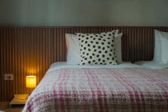 ห้องดีลักซ์เตียงแฝดพร้อมวิวเมือง (เดอะ สกาย)