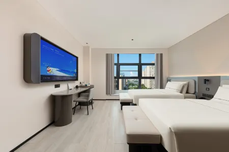 Wuhu Fantawild Government Center Light Residence Hotel Отели рядом с достопримечательностью «Wuhu Ancient City»