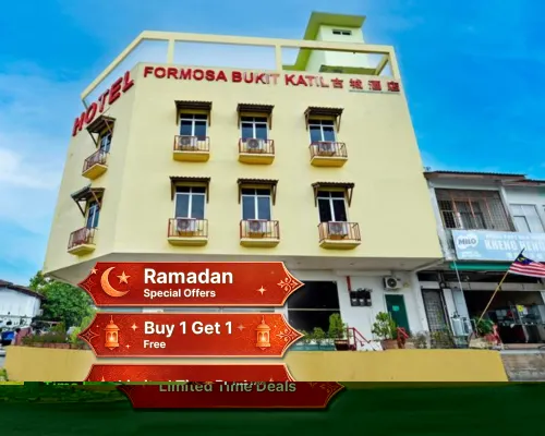 Hotel O Melaka near AEON Shopping Centre formerly Formosa Hotel di Bukit Katil