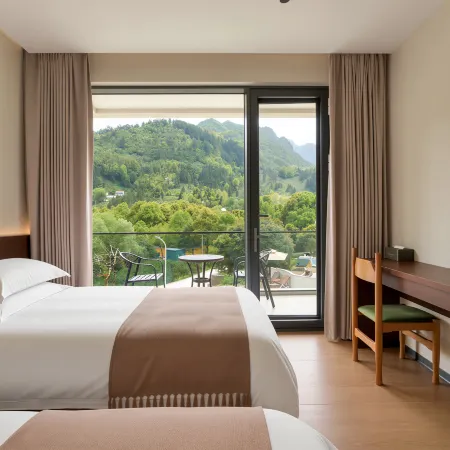 Jiuhua Mountain · Huijing | Pool Mountain View 360° Panoramic Villa (Jiuhua Mountain Scenic Area)