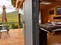 Mountain Dwelling Mystical Realm · Mountain Lodge - balcony