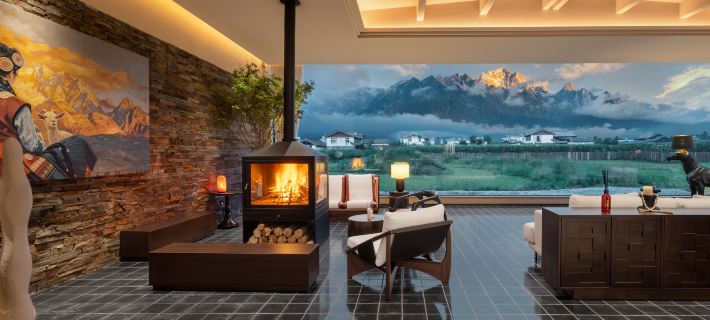 Bahada in Luye Pines Sunshine Jinshan | bathing pool | Snow Mountain Resort Hotels in Yulong